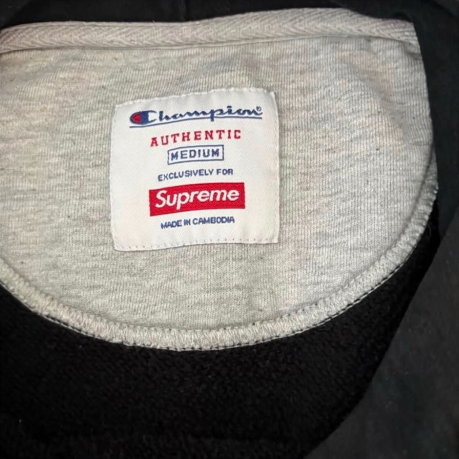 Champion x Supreme hoodie