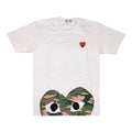 Comme des Garçons PLAY Camo Heart Tee